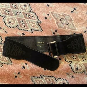 Sportmax by Max Mara suede belt vintage